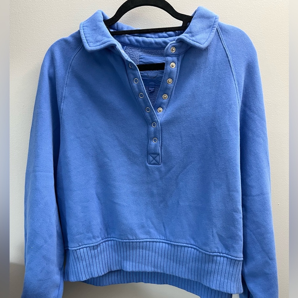 Aerie snap up sweatshirt